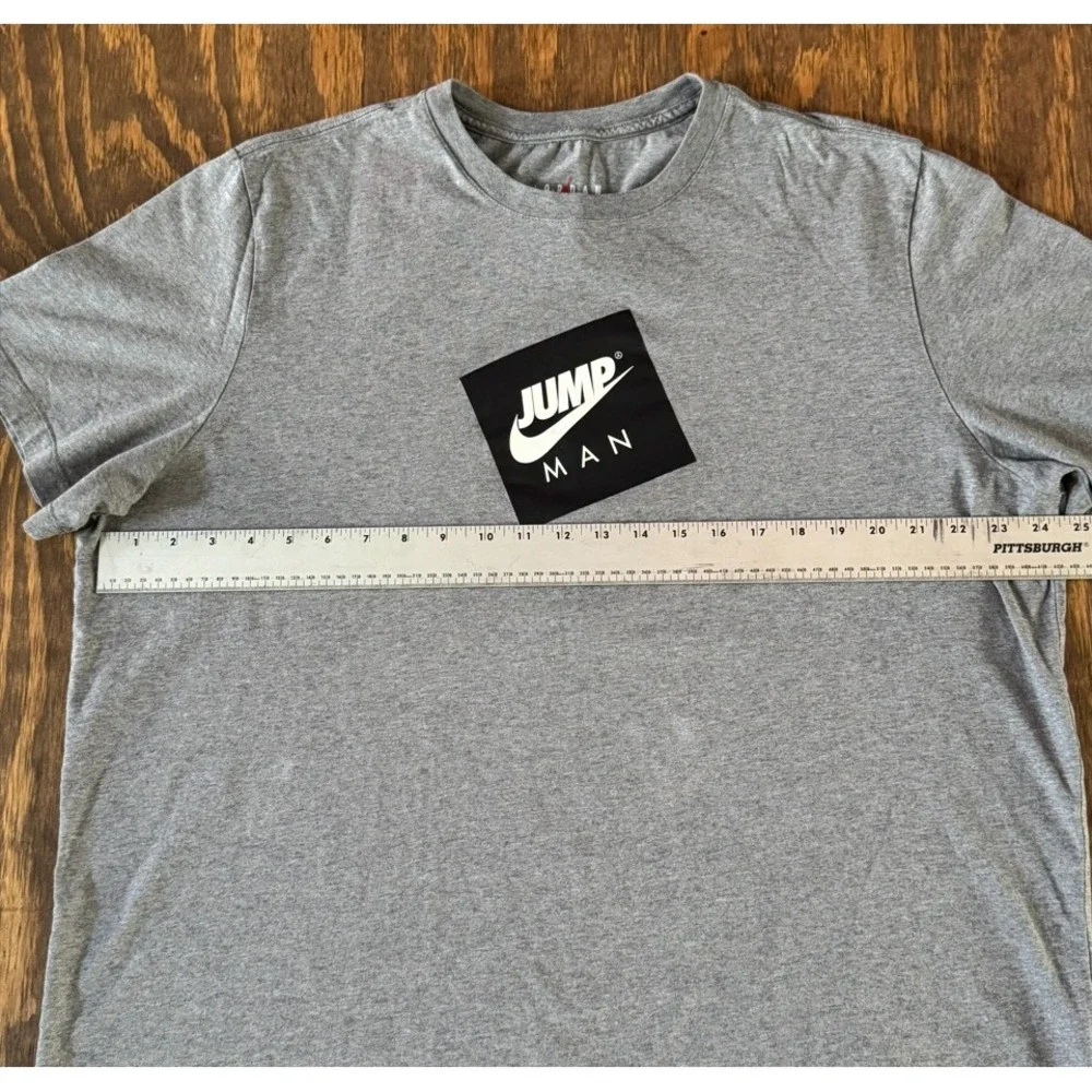 Jordan Jumpman Man Tee XXL Gray Nike Air Graphic T-Shirt